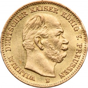 Germany, Kingdom of Prussia, Wilhelm I, 5 Mark Hannover 1887 B