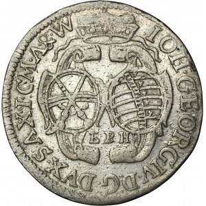 Nemecko, Saské kurfirstvo, Ján Juraj IV., 1/12 Thaler Leipzig 1694 EPH