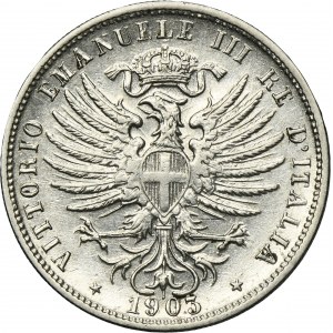Italy, Victor Emmanuel III, 25 Centesimi Rome 1903 R