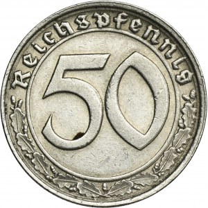 Germany, Third Reich, 50 Pfennig Munich 1938 D