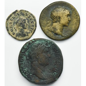 Lot, Roman Empire, Mix of coins (3 pcs.)