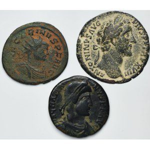 Lot, Roman Empire, Mix of coins (3 pcs.)
