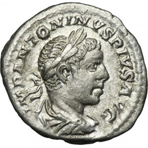 Roman Imperial, Elagabalus, Denarius