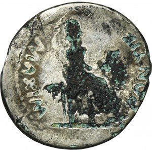 Empire romain, Tibère, Denarius subaeratus