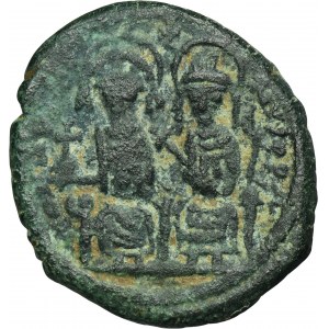Byzantine Empire, Justin II, Follis