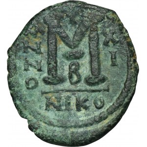 Byzantine Empire, Justin II, Follis