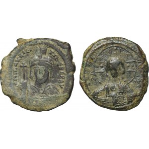 Set, Byzantine Empire, Follis (2 pcs.)