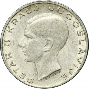 Yugoslavia, Peter II, 20 Dinara Paris 1938