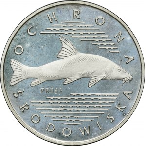 PRÓBA, 100 złotych 1977 Ochrona Środowiska Ryba