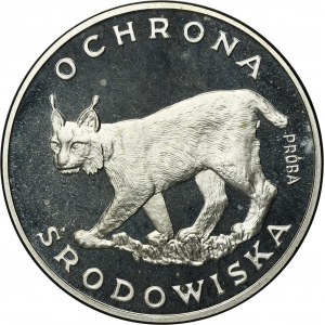 PRÓBA, 100 złotych 1979 Ochrona Środowiska Ryś