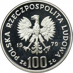 PRÓBA, 100 złotych 1979 Ochrona Środowiska Ryś