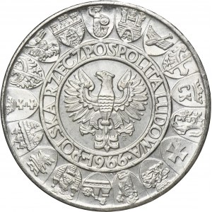 PRÓBA, 100 złotych 1966 Mieszko i Dąbrówka półpostacie