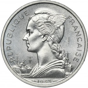 PROBE, Madagascar, French Union, 5 Francs Paris 1953 - ESSAI