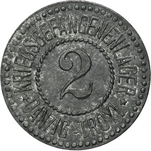 Gdansk, Camp de prisonniers de guerre, Gdansk Przeróbka, 2 Fenigi sans date