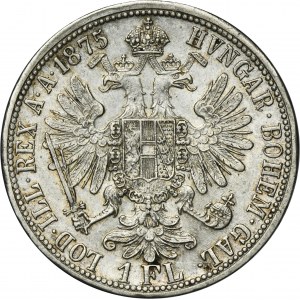 Austria, Franz Joseph I, 1 Florin Wien 1875