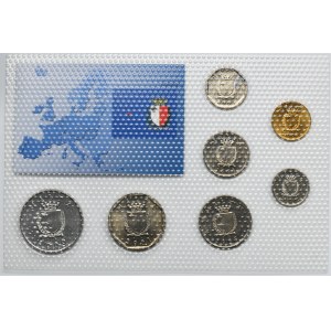 Set, Malta, 1-50 Cents and 1 Lira (7 pcs.)