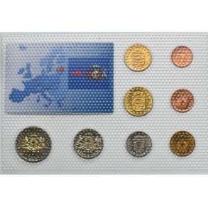 Set, Latvia, 1-50 Santimu, 1 Lats and 2 Lati (8 pcs.)