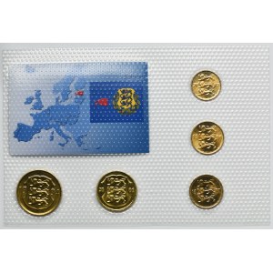 Set, Entonia, 10 Senti, 20 Senti, 50 Senti, 1 Koroon and 5 Korooni (5 pcs.)