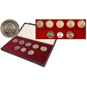 Sada, 1 zlatý, 10 zlatých a 20 zlatých (8 kusov) - vrátane malého orla