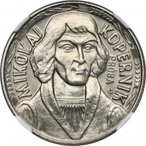 PRÓBA NIKIEL, 10 złotych 1973 Mikołaj Kopernik - NGC MS65
