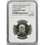 PRÓBA NIKIEL, 50 złotych 1983 Ignacy Łukasiewicz - NGC PF68 ULTRA CAMEO