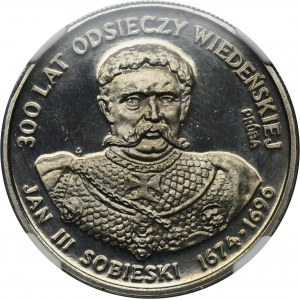 PRÓBA NIKIEL, 50 złotych 1983 300 lat Odsieczy Wiedeńskiej - NGC MS66