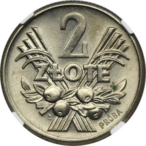 PRÓBA NIKIEL, 2 złote 1959 - NGC UNC DETAILS