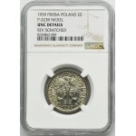 PRÓBA NIKIEL, 2 złote 1959 - NGC UNC DETAILS