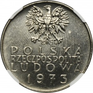 PRÓBA NIKIEL, 10 złotych 1973 200 lat Komisji Edukacji Narodowej - NGC MS65