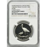 PRÓBA NIKIEL, 100 złotych 1982 Ochrona Środowiska Bociany - NGC PF63 ULTRA CAMEO