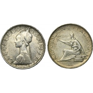 Set, Italy, 500 Lire (2 pcs.)
