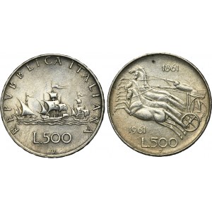 Set, Italy, 500 Lire (2 pcs.)