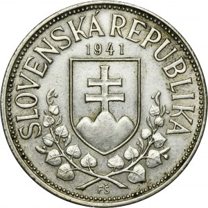 Slovakia, Autonomous republic, 20 Korun Kremnic 1941 - St. Cyril and St. Methodius