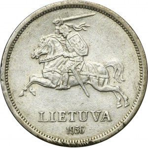 Lithuania, Republic, 5 Litai Kaunas 1936