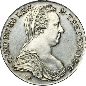Autriche, Marie-Thérèse, Thaler Vienne 1780 SF - NEW BIT