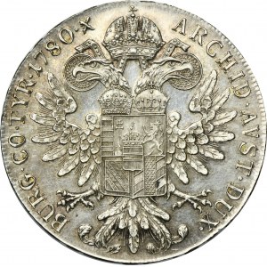 Autriche, Marie-Thérèse, Thaler Vienne 1780 SF - NEW BIT