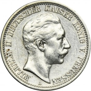 Germany, Kingdom of Prussia, Wilhelm II, 2 Mark Berlin 1905 A