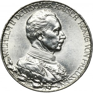Allemagne, Royaume de Prusse, Guillaume II, 2 Marks Berlin 1913 A
