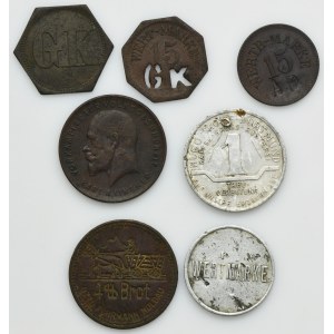 Set, Germany, Notgeldy, Werthmarke (7 pcs.)