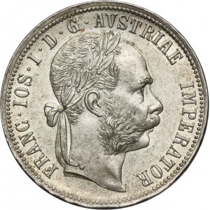 Austria, Franz Joseph I, 1 Florin Vienn 1888