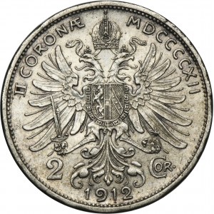 Austria, Franz Joseph I, 2 Corona Wien 1912
