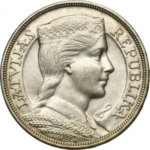 Latvia, Republic of Latvia, 5 Lati 1931