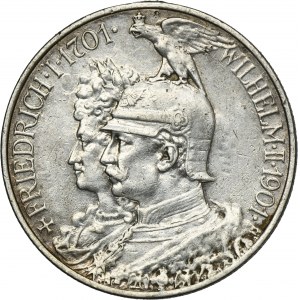 Germany, Kingdom of Prussia, Wilhelm II, 2 Mark Berlin 1901