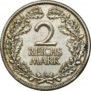 Germany, Weimar Republic, 2 Mark Berlin 1926 A