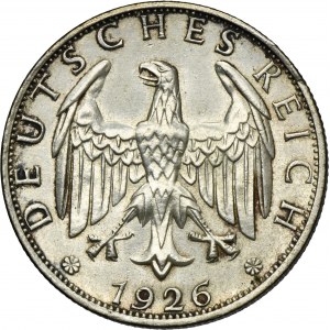 Germany, Weimar Republic, 2 Mark Berlin 1926 A
