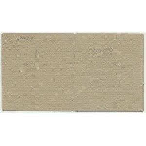 Kraków, J. Wentzl, 1 korona 1919 - numerator 4.5 mm