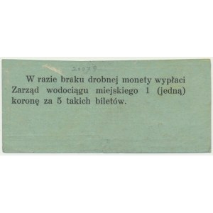 Kraków, Zarząd Wodociągu Miejskiego, 20 halerzy 1918 - PAŹDZIERNIKA