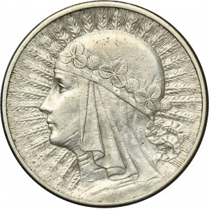 Głowa Kobiety, 10 złotych Londyn 1932