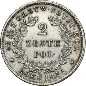 November Uprising, 2 zlote Warsaw 1831 KG