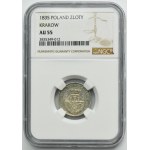 Free City of Krakau, 1 zloty 1835 - NGC AU55